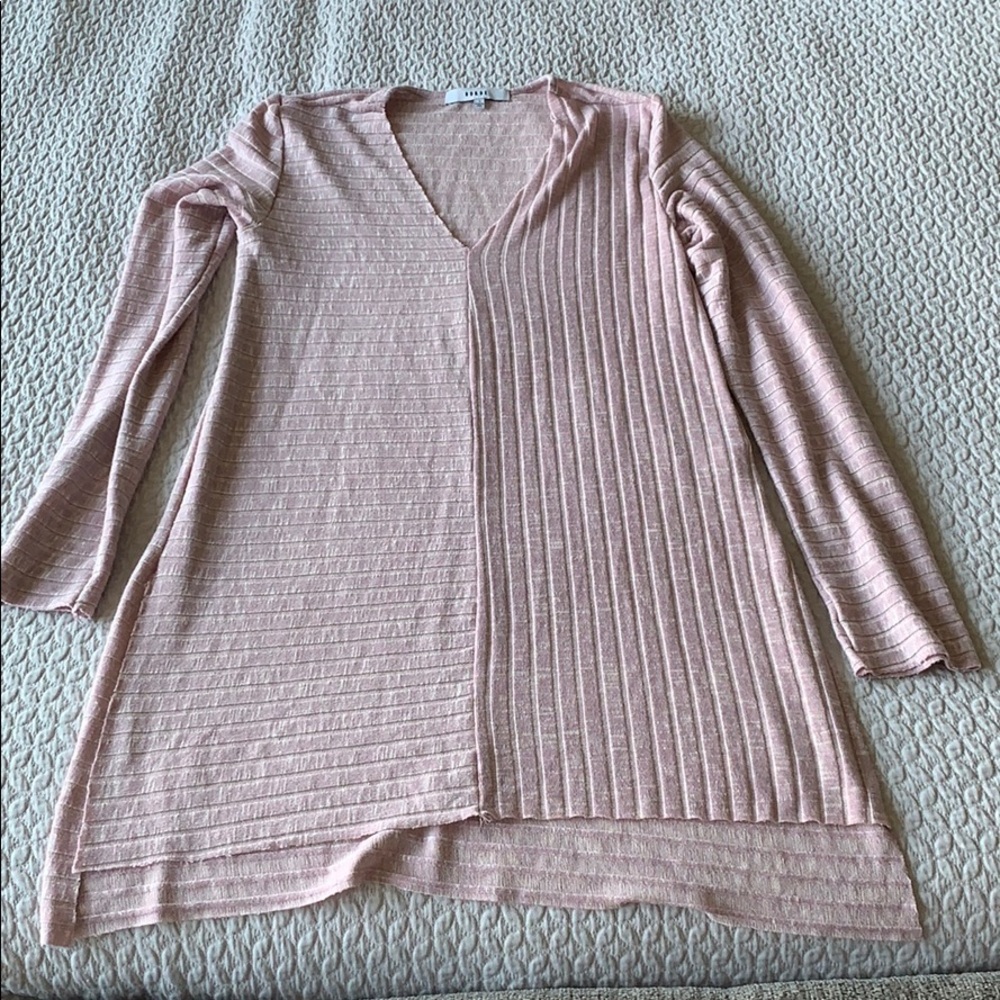 RO&DE from Anthropologie, Long V-neck T, small